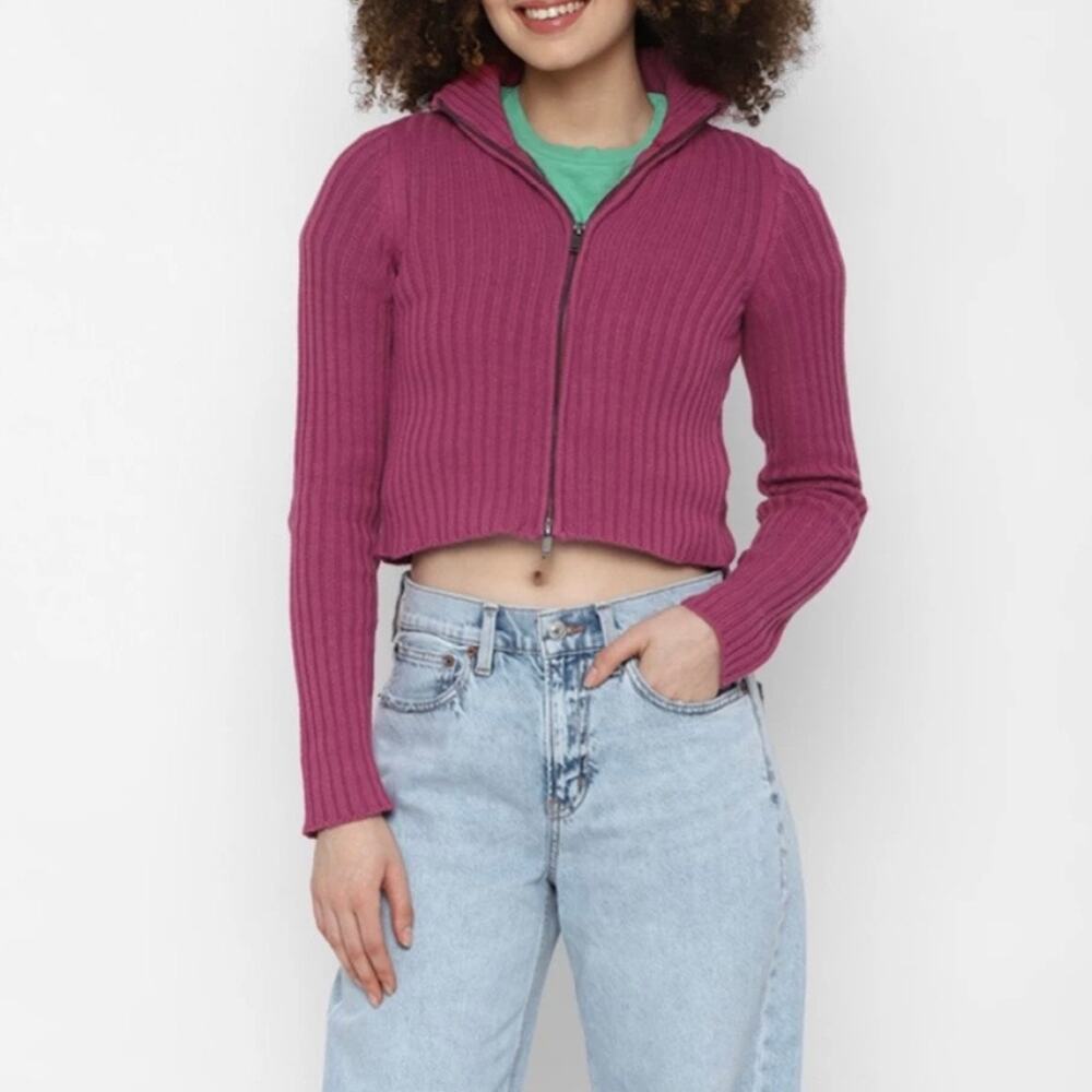 American Eagle Fitted Zip Up Jacket - image 1